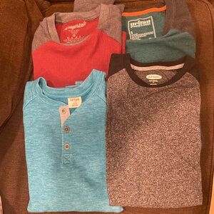 Bundle of 4 thermal long sleeve s/m the aeropostal / cat & Jack are new